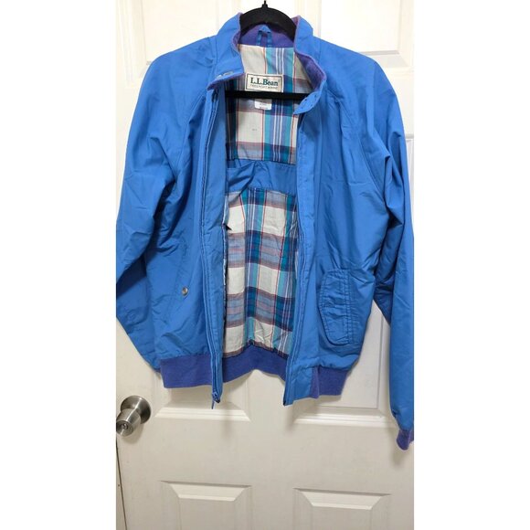 VTG L.L. Bean Freeport Maine Men's Y2k 80s Blue Lightweight Windbreaker Jacket P - Picture 4 of 8